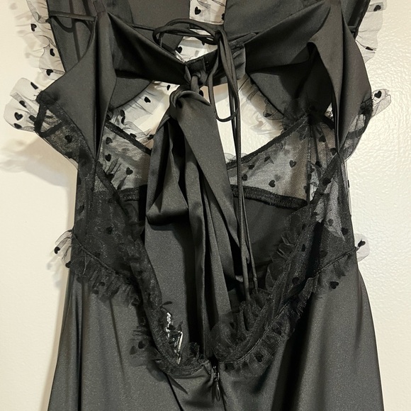 For Love and Lemons Val Black Maxi Dress NWOT - Picture 12 of 16